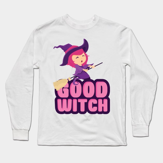 'Good Witch Simple Costume Idea' Costume Halloween Long Sleeve T-Shirt by ourwackyhome